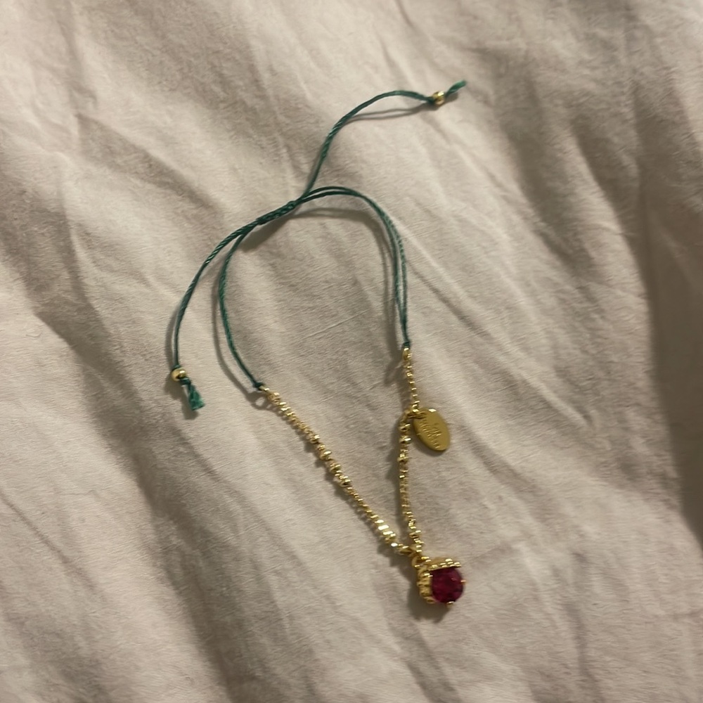 Les Nereides Pink Stone Charm Bracelet from Oui Please